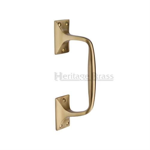 M.Marcus Heritage Brass V1150 Cranked Pull Handle