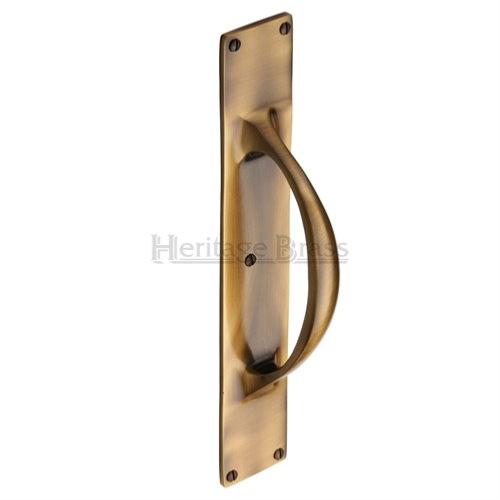 M.Marcus Heritage Brass V1155 Pull Handle on Plate