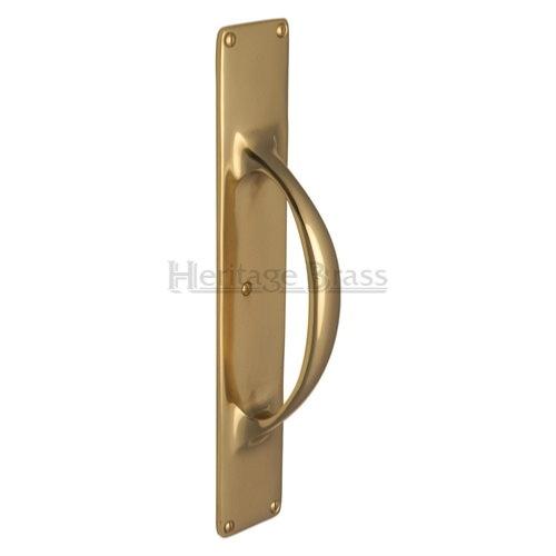 M.Marcus Heritage Brass V1155 Pull Handle on Plate