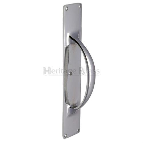 M.Marcus Heritage Brass V1155 Pull Handle on Plate