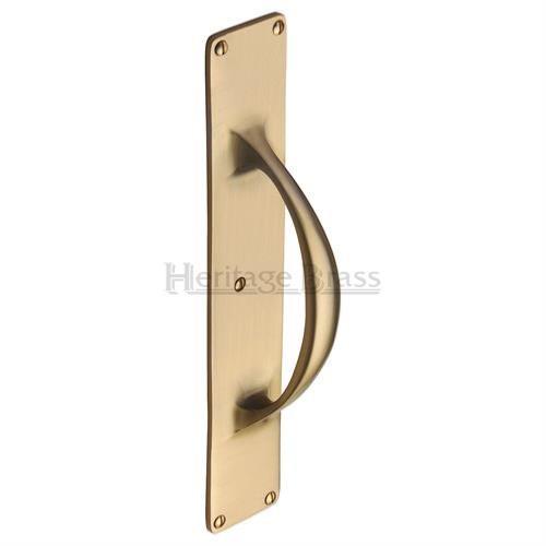 M.Marcus Heritage Brass V1155 Pull Handle on Plate