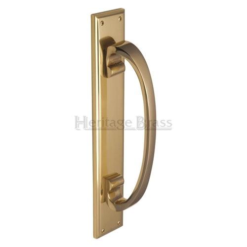 M.Marcus Heritage Brass V1162 Pull Handle on Plate