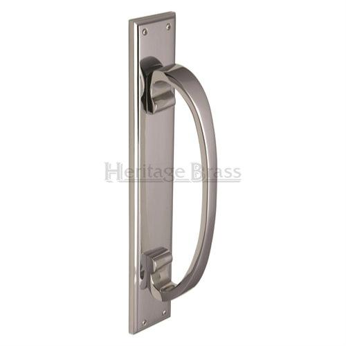 M.Marcus Heritage Brass V1162 Pull Handle on Plate