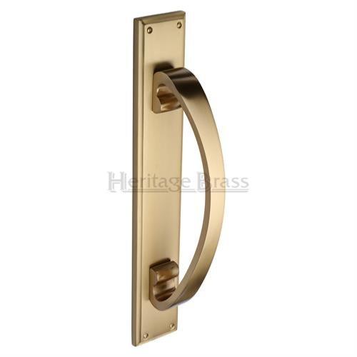 M.Marcus Heritage Brass V1162 Pull Handle on Plate