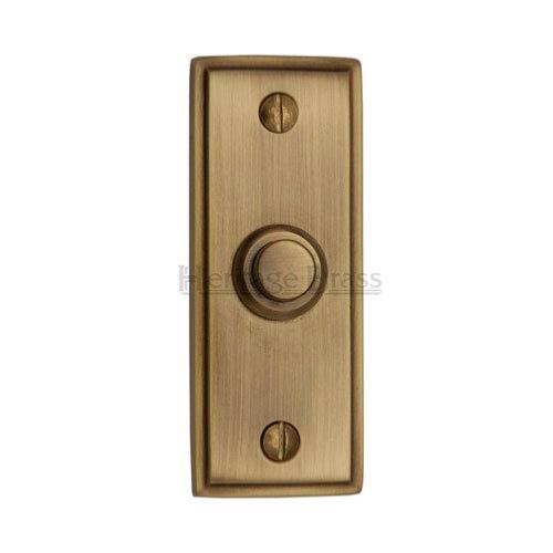 M.Marcus Heritage Brass V1180 Oblong Bell Push