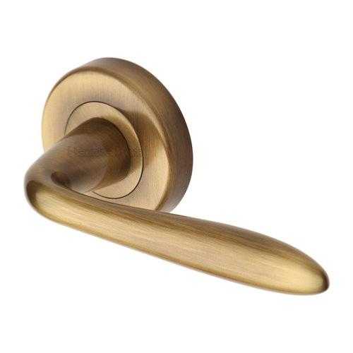 M.Marcus Heritage Brass Sutton Lever Handle Set