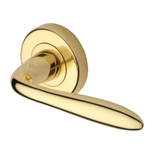 M.Marcus Heritage Brass Sutton Lever Handle Set