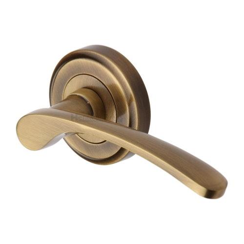 M.Marcus Heritage Brass Sophia Lever Handle Set