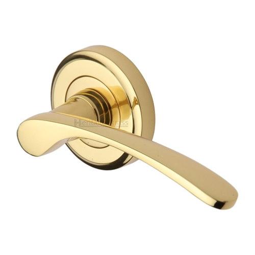 M.Marcus Heritage Brass Sophia Lever Handle Set