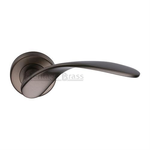 M.Marcus Heritage Brass Volo Lever Handle Set