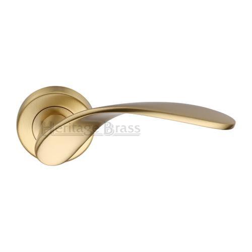 M.Marcus Heritage Brass Volo Lever Handle Set