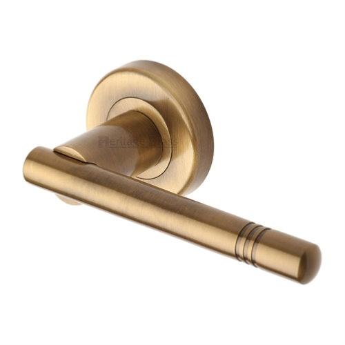 M.Marcus Heritage Brass Alicia Lever Handle Set