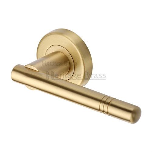 M.Marcus Heritage Brass Alicia Lever Handle Set