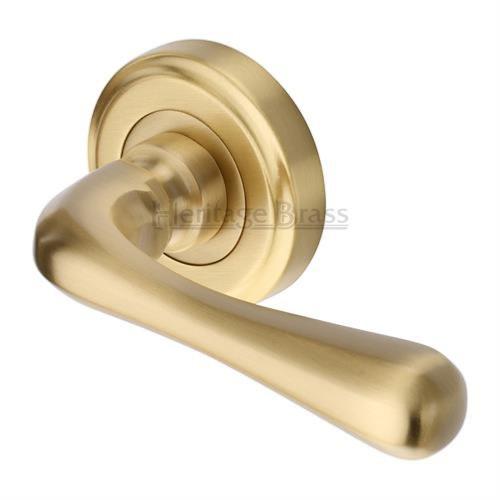 M.Marcus Heritage Brass Charlbury Lever Handle Set