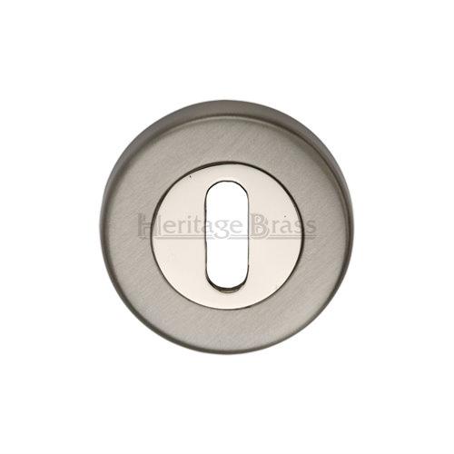 M.Marcus Heritage Brass V4000 Lever Key Escutcheon