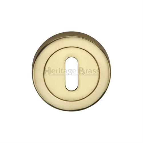 M.Marcus Heritage Brass V4000 Lever Key Escutcheon