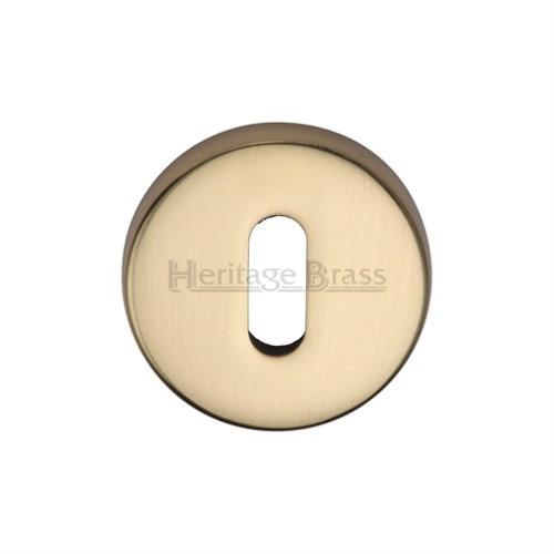 M.Marcus Heritage Brass V4007 Lever Key Escutcheon