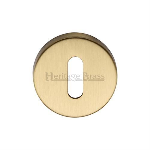 M.Marcus Heritage Brass V4007 Lever Key Escutcheon