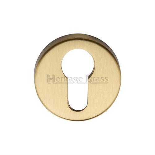 M.Marcus Heritage Brass V4008 Euro Profile Escutcheon