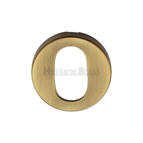 M.Marcus Heritage Brass V4009 Oval Profile Escutcheon