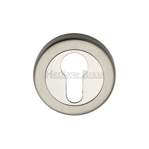 M.Marcus Heritage Brass V4020 Euro Profile Escutcheon