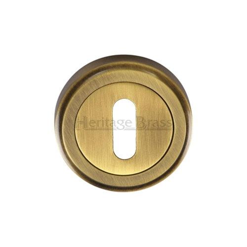 M.Marcus Heritage Brass V5000 Lever Key Escutcheon