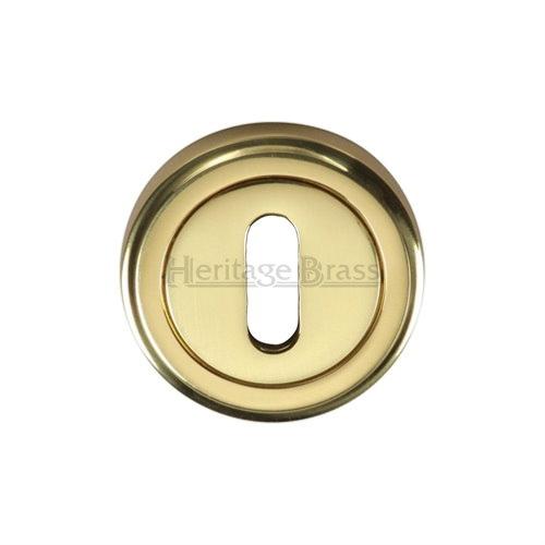 M.Marcus Heritage Brass V5000 Lever Key Escutcheon