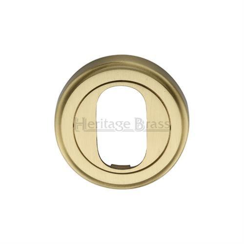 M.Marcus Heritage Brass V5010 Oval Profile Escutcheon