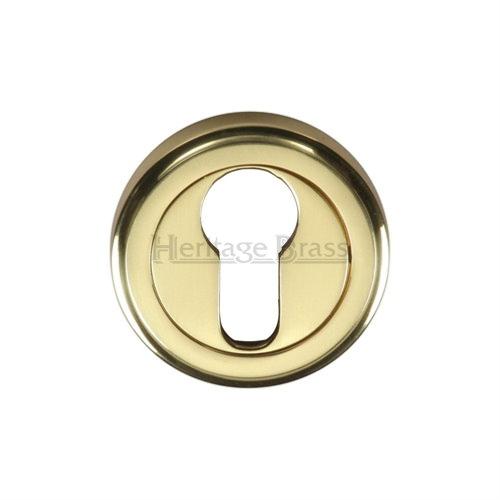 M.Marcus Heritage Brass V5020 Euro Profile Escutcheon