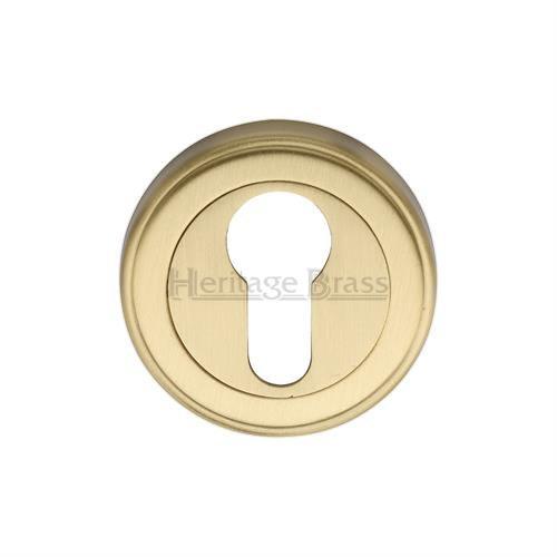 M.Marcus Heritage Brass V5020 Euro Profile Escutcheon