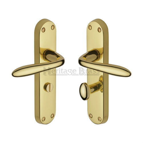 M.Marcus Heritage Brass Sutton Lever Handle on Plate