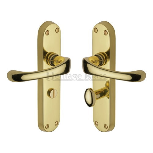 M.Marcus Heritage Brass Gloucester Lever Handle on Plate