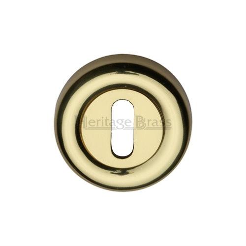 M.Marcus Heritage Brass V6722 Lever Key Escutcheon