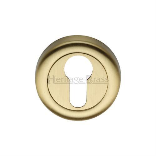 M.Marcus Heritage Brass V6724 Euro Profile Escutcheon