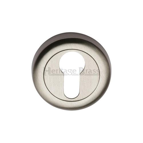 M.Marcus Heritage Brass V6724 Euro Profile Escutcheon