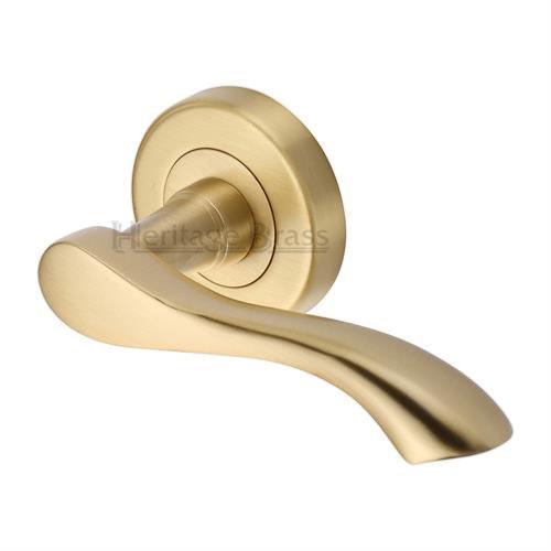 M.Marcus Heritage Brass Algarve Lever Handle Set