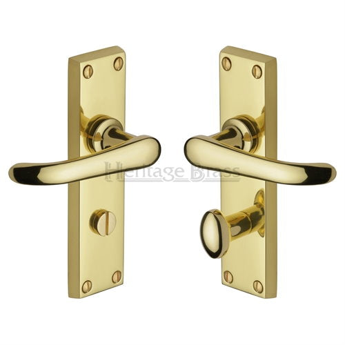 M.Marcus Heritage Brass Windsor Lever Handle on Plate