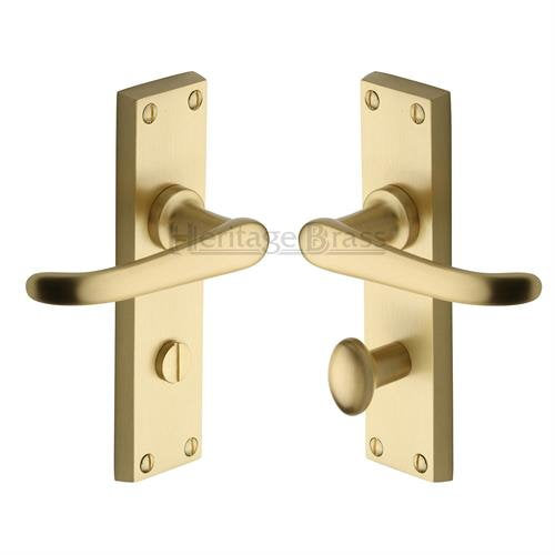 M.Marcus Heritage Brass Windsor Lever Handle on Plate