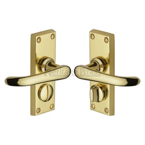 M.Marcus Heritage Brass Windsor Lever Handle on Short Plate