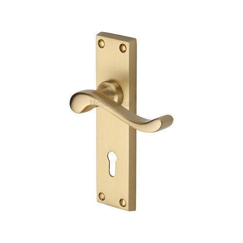 M.Marcus Heritage Brass Bedford Lever Handle on Plate