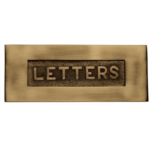 M.Marcus Heritage Brass V845 Embossed Letter Plate