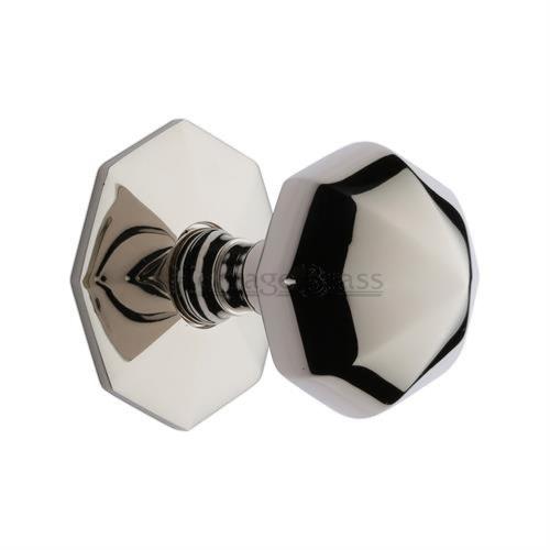 M.Marcus Heritage Brass V880 Faceted Centre Door Knob