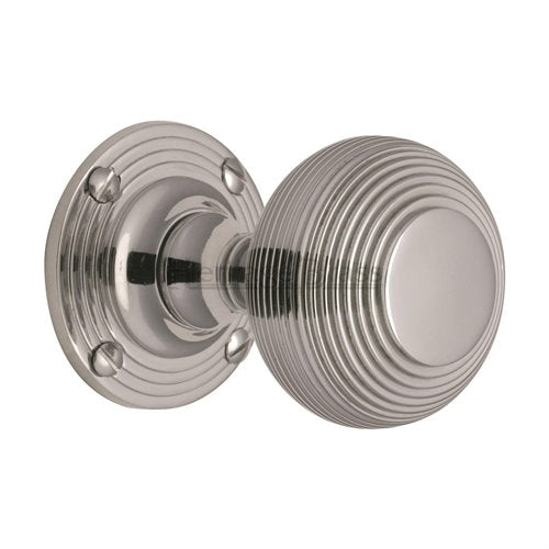 M.Marcus Heritage Brass Reeded Knob Set