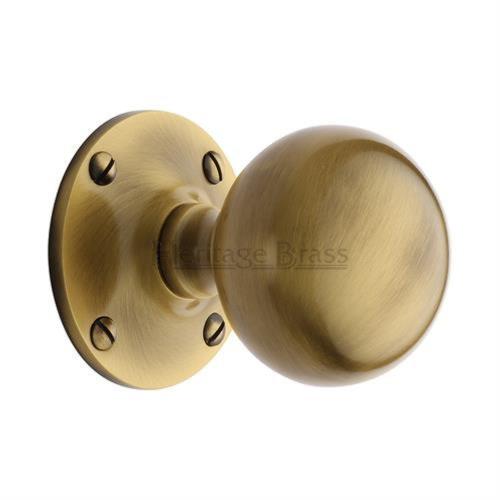 M.Marcus Heritage Brass Westminster Mortice Knob Set