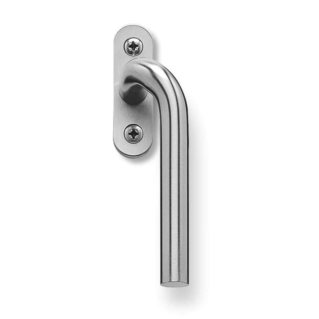 Randi satin stainless steel offset window handle - Right Hand