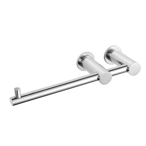 QTOO Polished stainless steel toilet roll holder