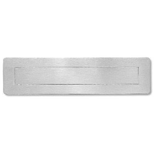 Randi satin stainless steel letter slot plate