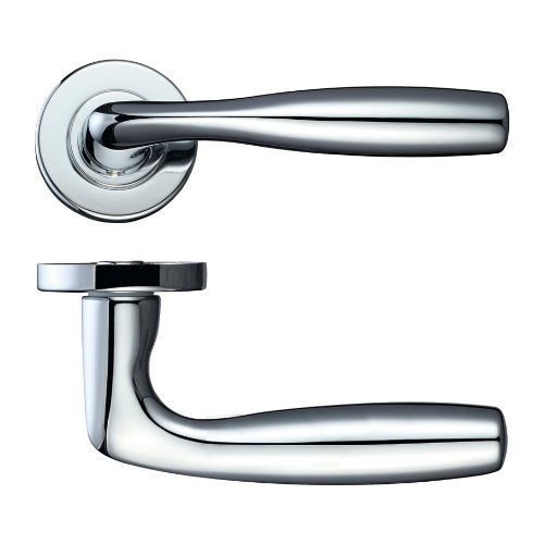 Zoo Hardware Rosso Maniglie RM070 Corvus Lever Handle Set