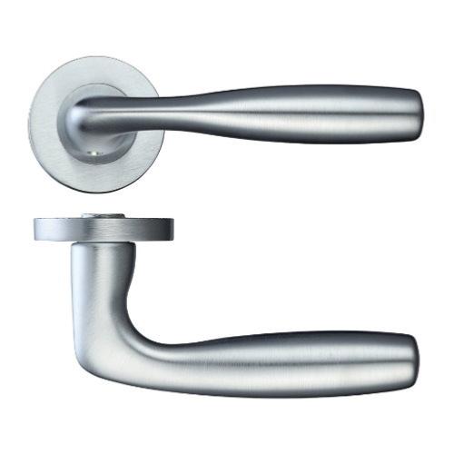 Zoo Hardware Rosso Maniglie RM070 Corvus Lever Handle Set