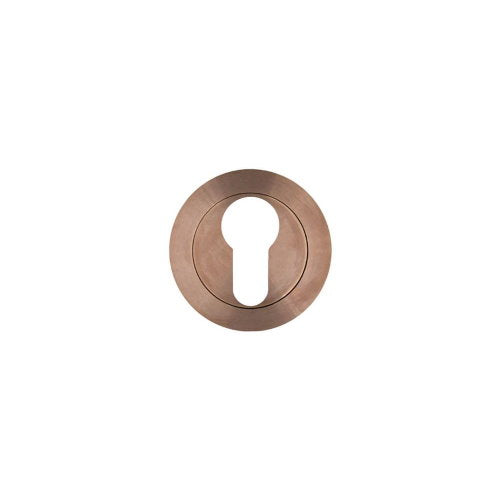 Zoo Hardware Rosso Tecnica RT001 Euro Cylinder Escutcheon